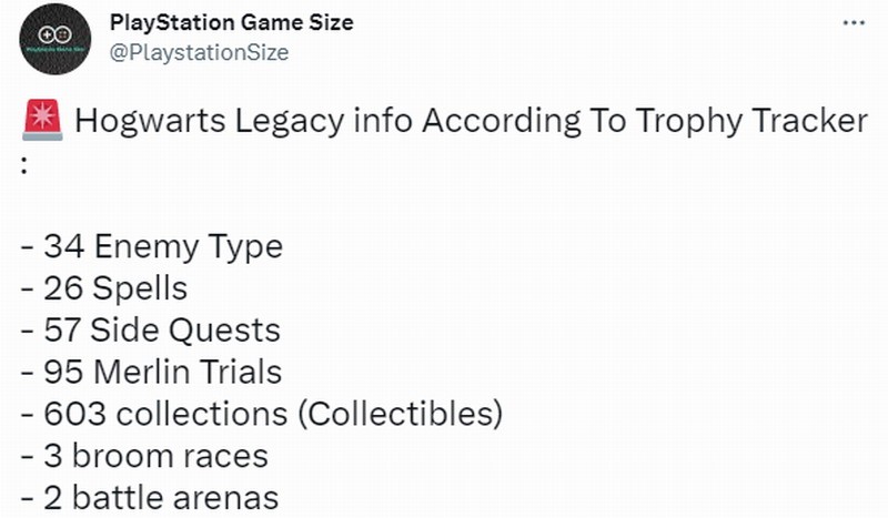 《霍格沃茨之遗》内容丰富:57个支线任务34种敌人