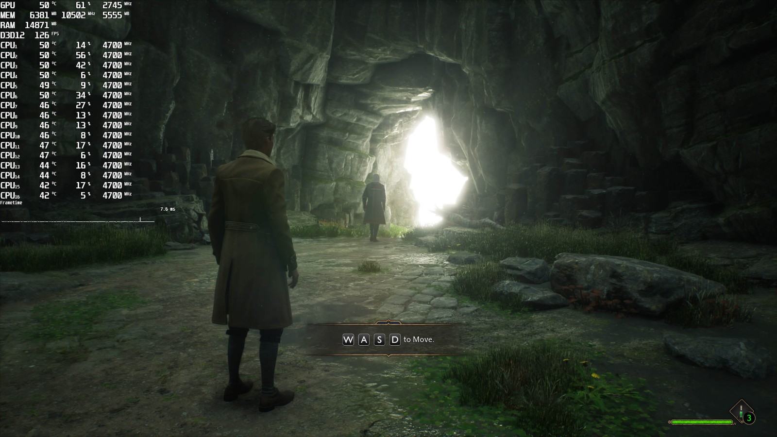 比RX7900XTX运行《霍格沃茨之遗》4090快40帧！