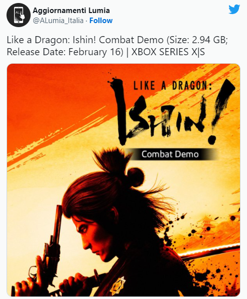 《如龙 维新！极》或明天发售的试制版以战斗为重点