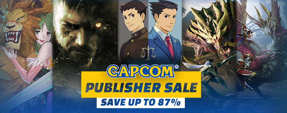卡普空steam平台PubSale活动推出了很多经典最多87%的折扣