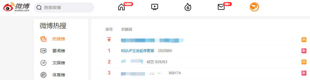 B站UP主发起换站潮上热搜第一：平台营收减少遭吐槽