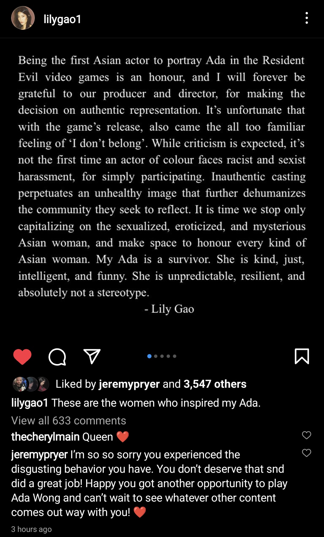 艾达国王在网上被辱骂后发声：反对对亚洲女性的性剥削
