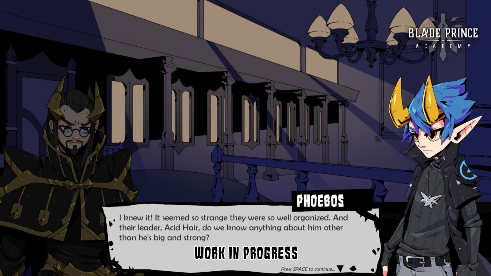 动漫风《刀锋王子学院》宣布现代元素RPG战术战略
