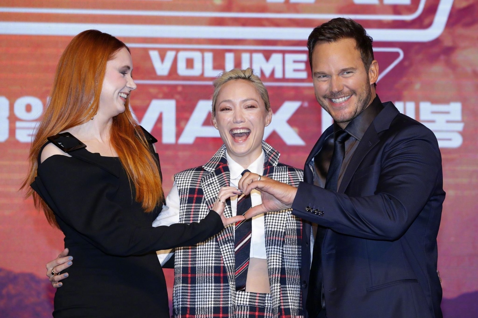 漫威《银河护卫队3》剧组亮相韩国宣传
