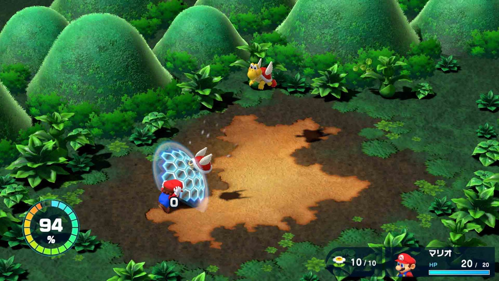 《超级马里奥RPG:重制版》截图以显示战斗、地点等。
