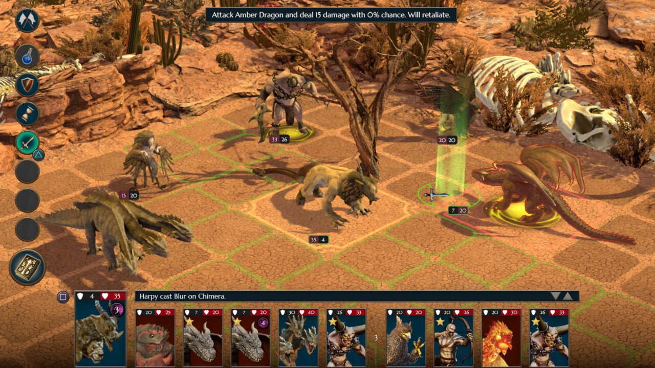 《龙女：烈焰之令》810月10日登录主机《英雄无敌》风格
