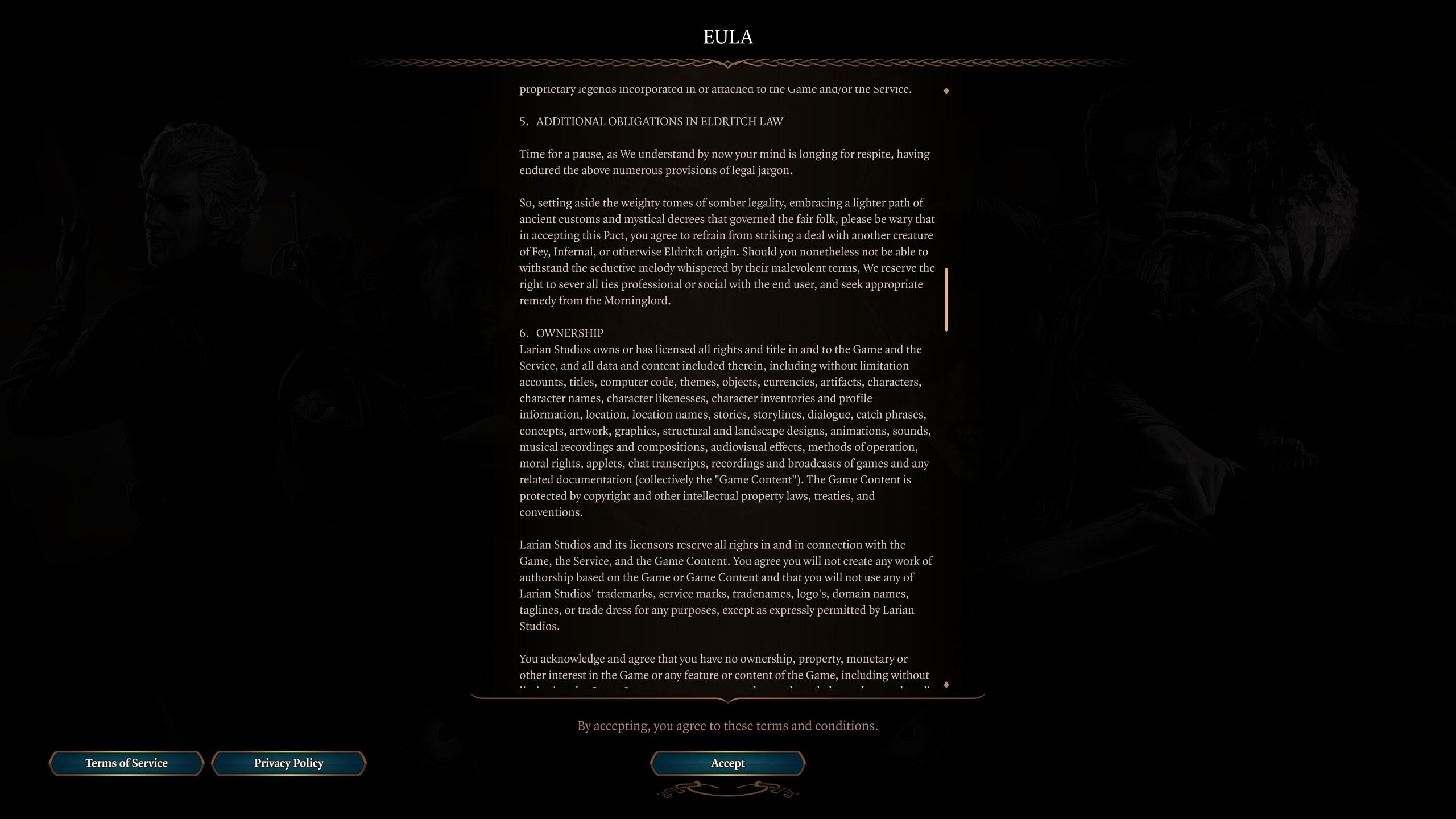 《博德之门3》EULA条款再玩：请抵制怪兽诱惑
