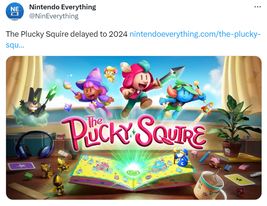 动作冒险游戏《勇敢小骑士》已被推迟，以支持明年的中文。
