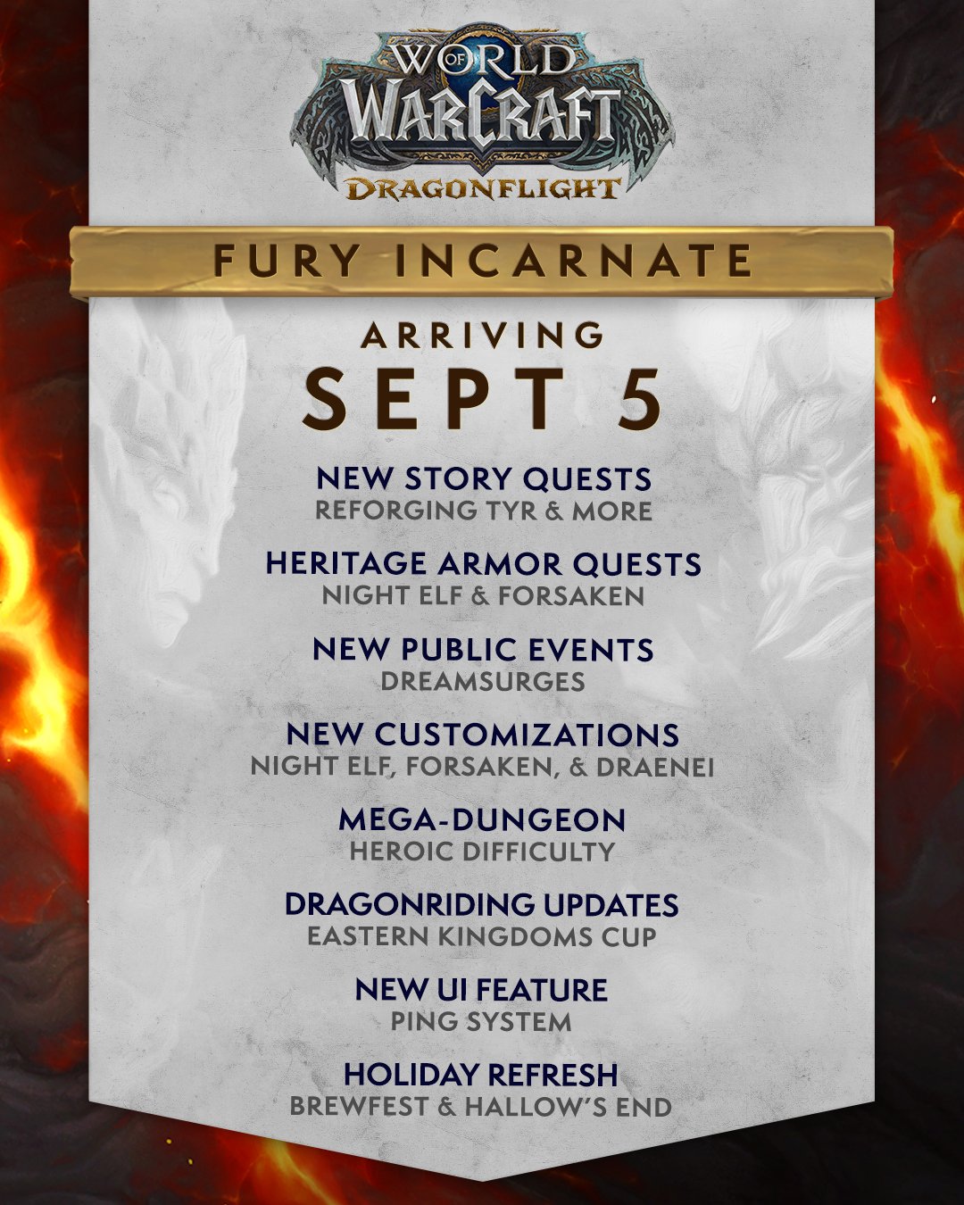 《魔兽世界》10.1.7补丁《狂暴阿凡达》宣布9月5日上线
