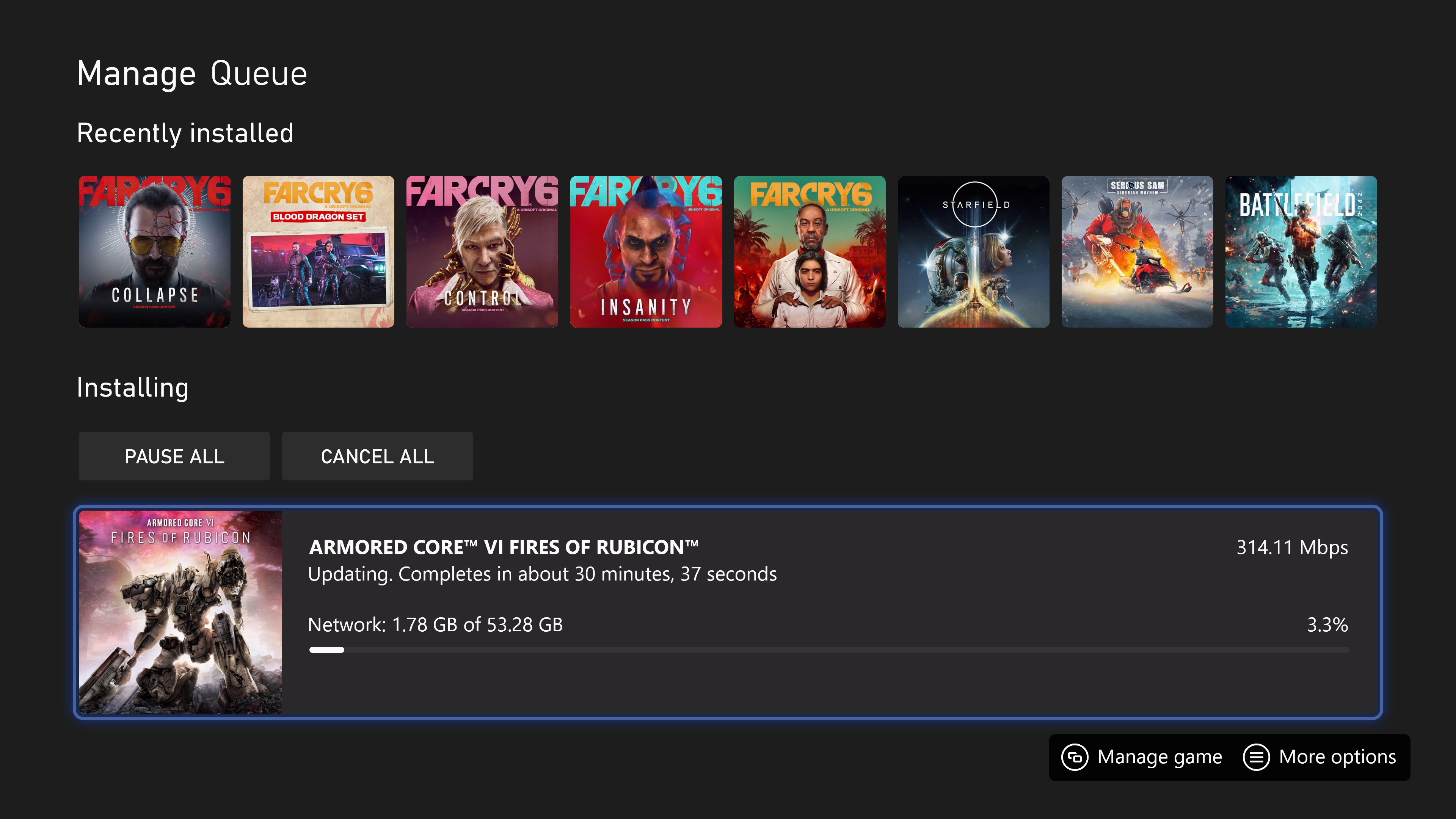 《装甲核心6》Xbox预加载已启用：需要53GB空间
