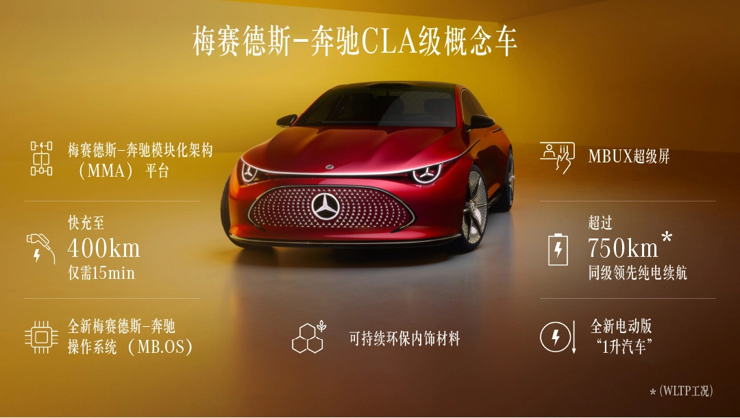 传言：新款梅赛德斯-奔驰CLA使用比亚迪刀片电池
