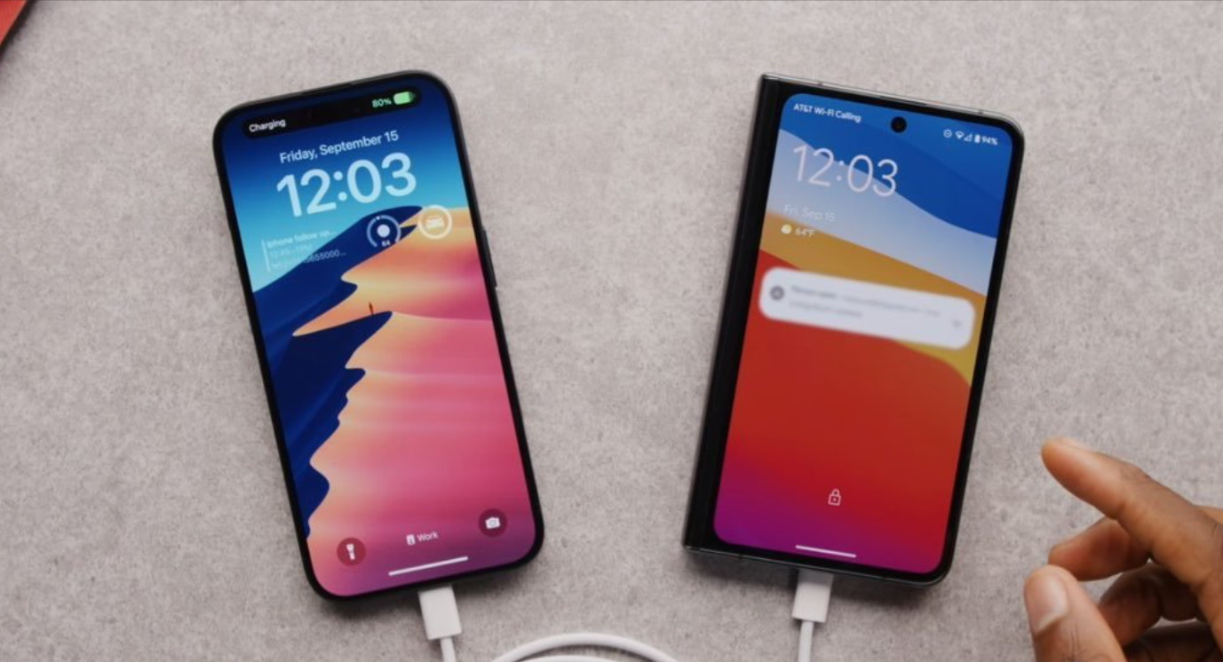 IPhone15测试Android数据线：可以使用，但充电功率不高
