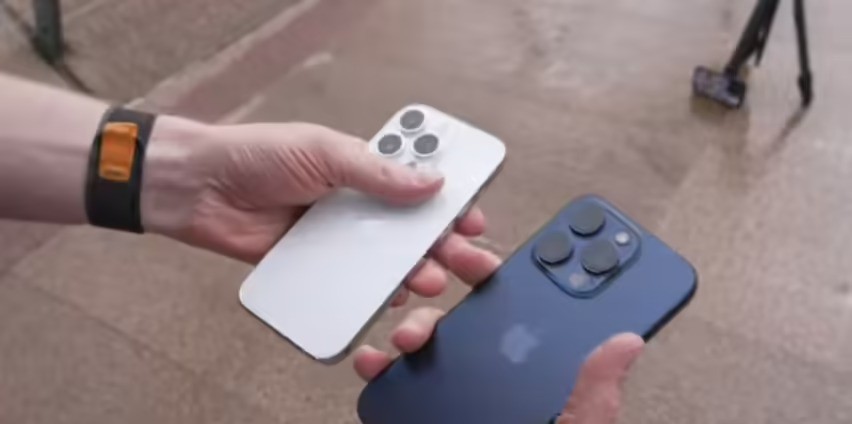 外媒在iPhone15Pro跌落测试中钛框表现不佳
