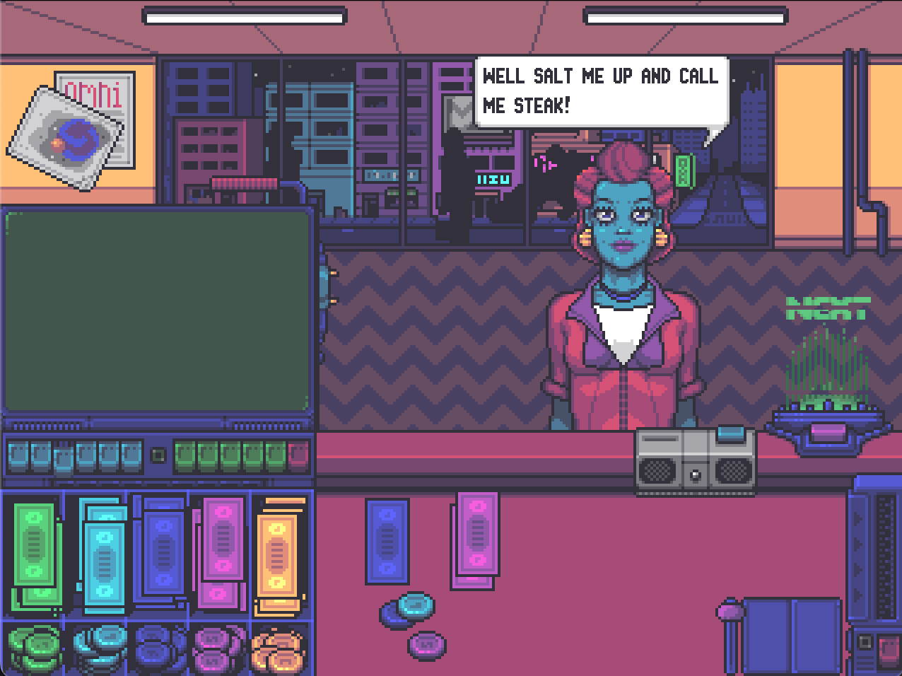 模拟新游戏《BANKWAVE: Neon Networth》发布试用版
