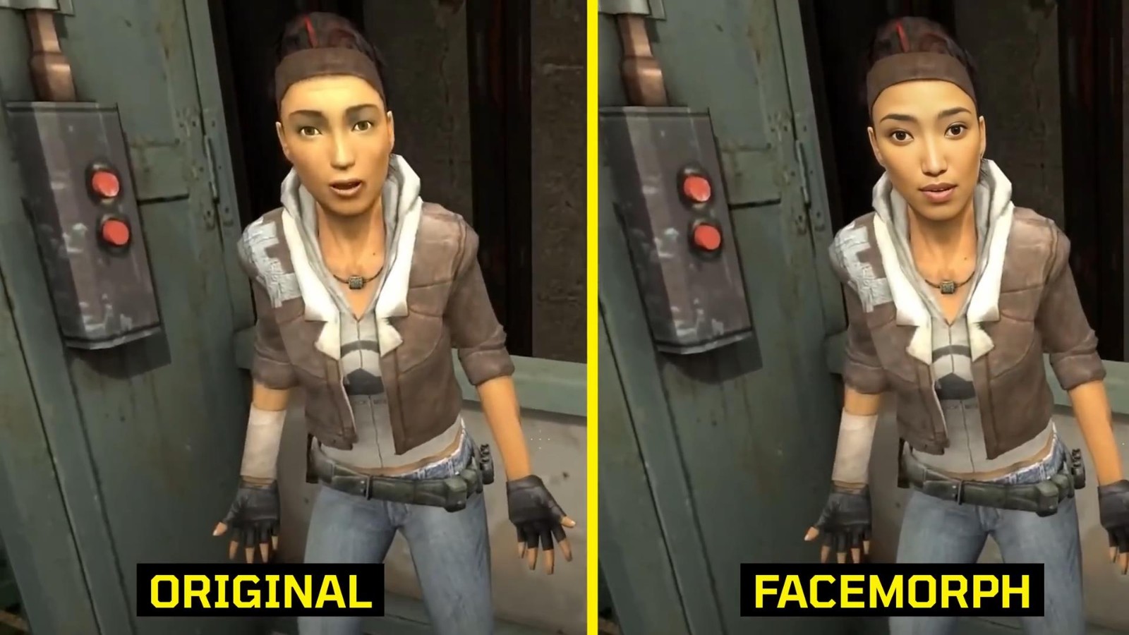 油管的主要AI被用来修复被批评为网红的游戏角色缺乏真实感。
