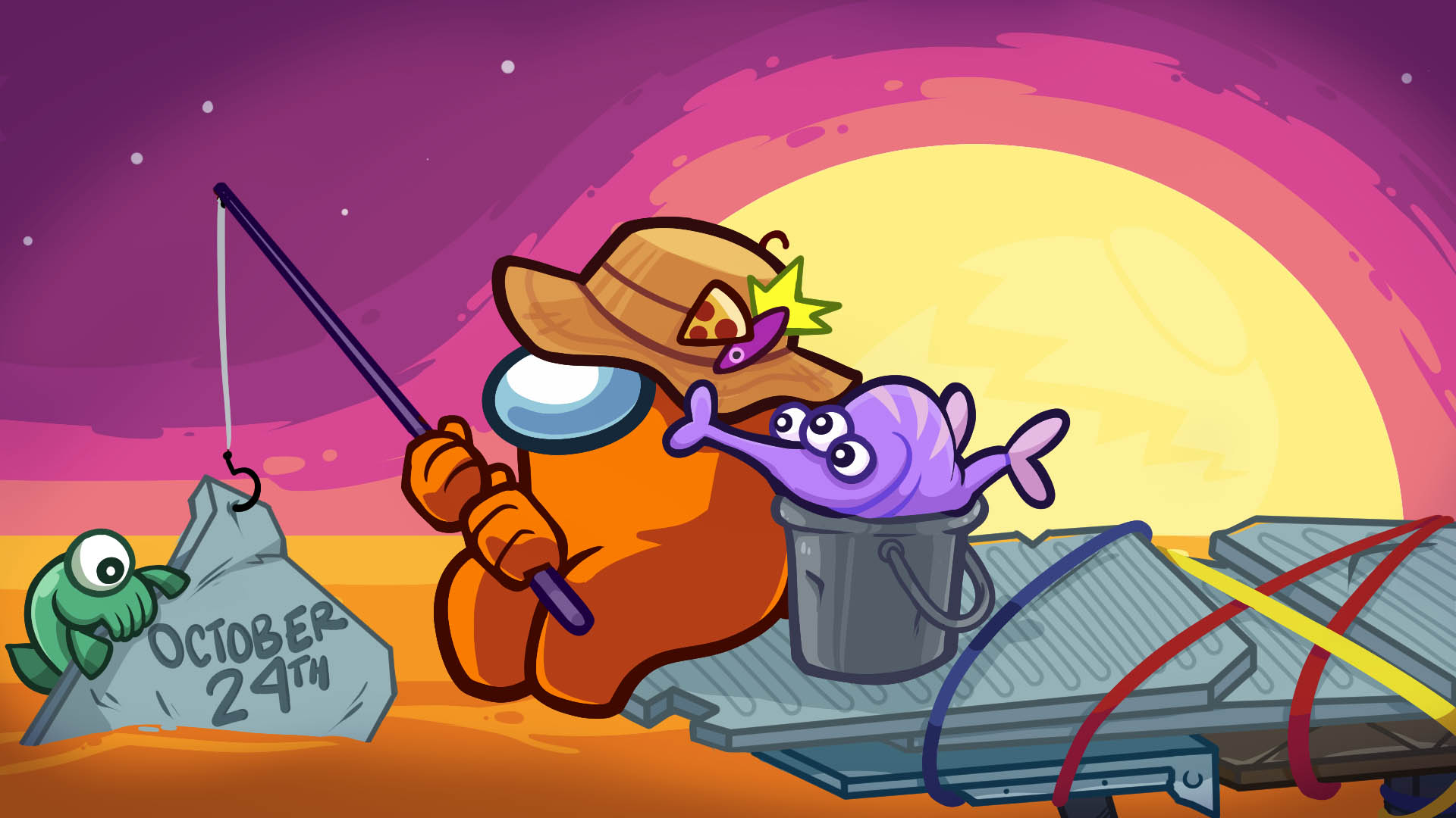 《我们之中》S新地图TheFunger将于10月25日在蘑菇岛推出
