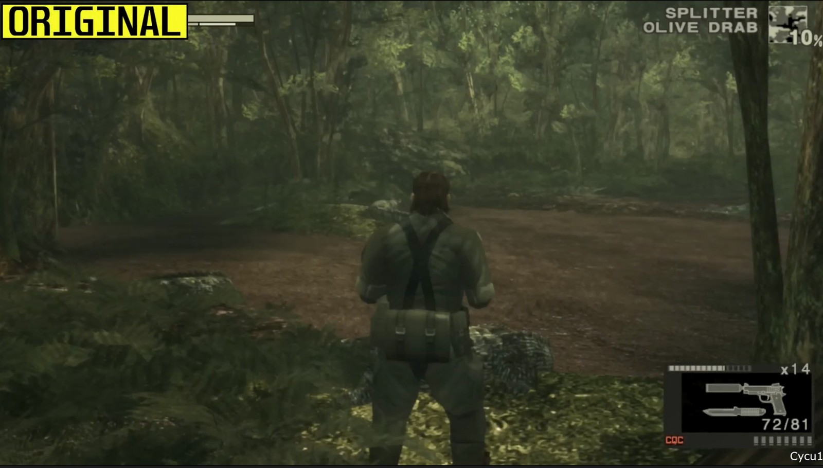 《合金装备Δ：食蛇者》和《合金装备3》图片对比
