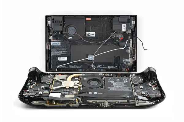 蒸汽甲板OLED联想军团围棋内部拆卸的比较
