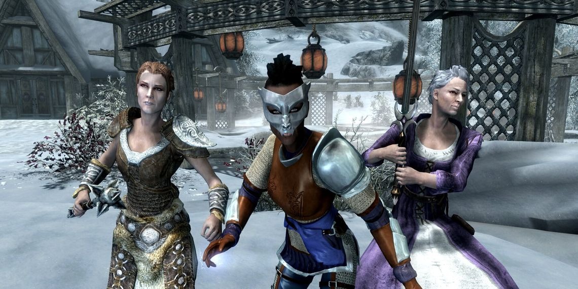 在《上古卷轴5》安装了太多的mods后：效果令人绝望
