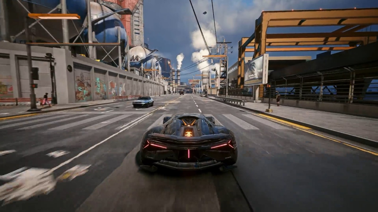 《赛博朋克2077》用了50个MODS，效果是这样的。