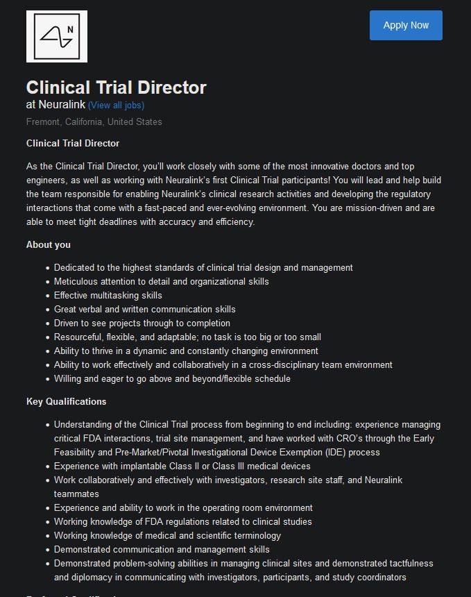 黑客成真？马斯克脑机公司可能开始临床试验。