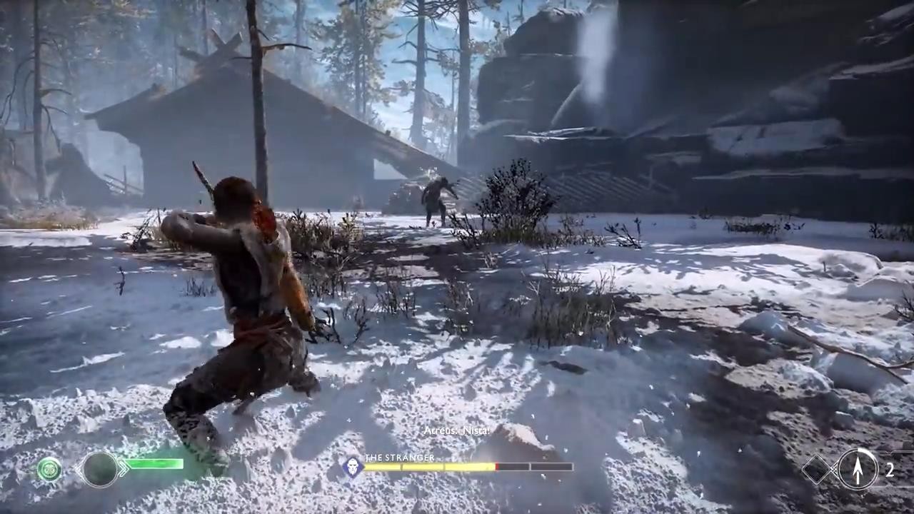 《战神4》阿特柔斯成为一个可玩的角色。莫德奎耶的儿子很凶。