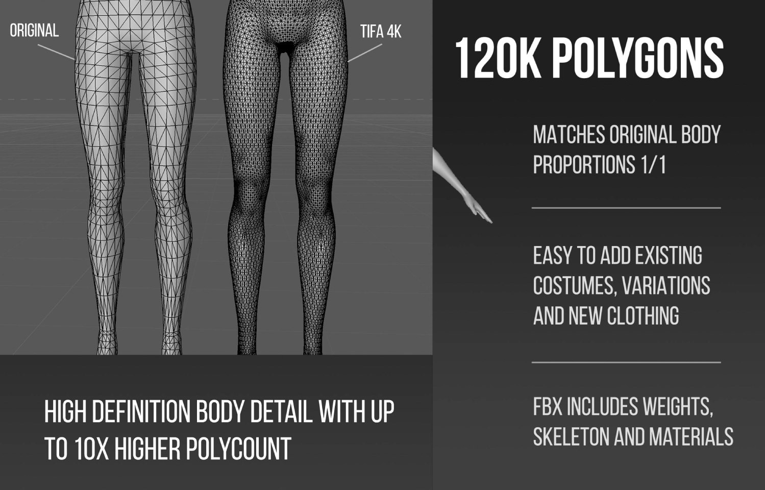 《最终幻想7重制版》蒂芙尼高清福利新Mod对自己的身材是如此贪婪。