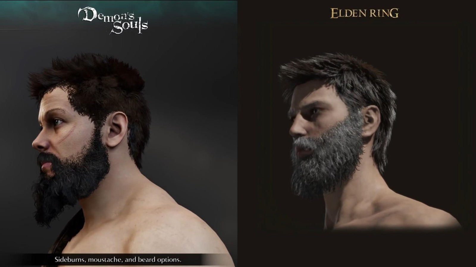 《艾尔登法环》大胡子比《恶魔之魂重制版》大胡子更有男人味。