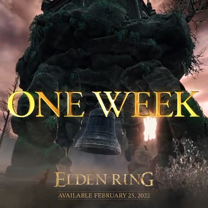 《艾尔登法环》公开倒计时宣布苦难即将开始。