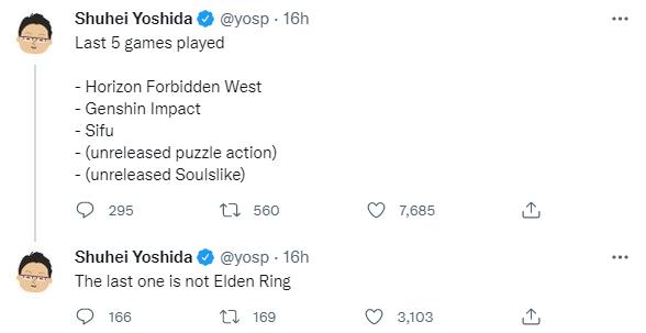 孙最近玩的游戏列表中包括两个未售出的游戏。