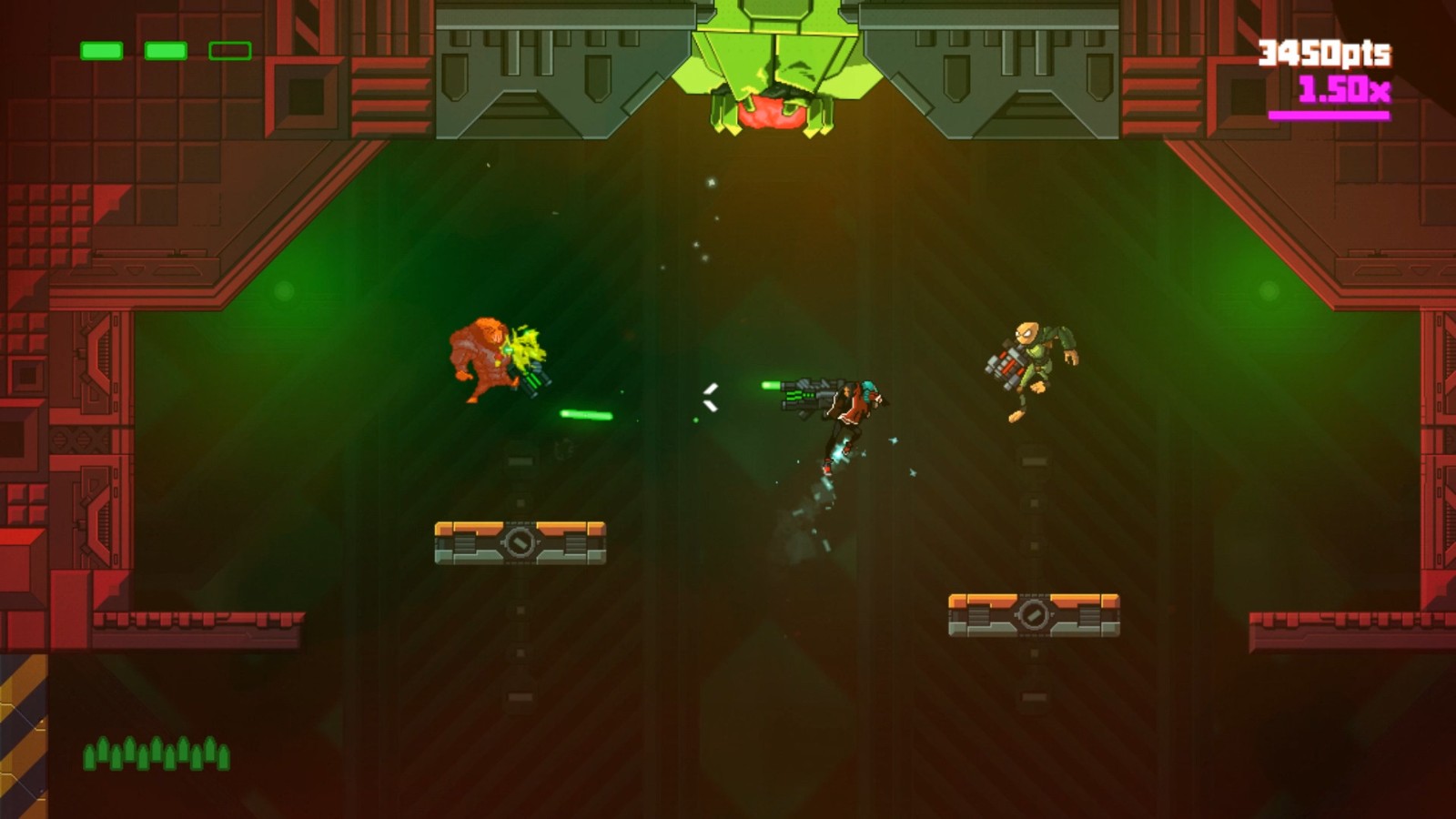 快节奏的2D平台拍摄新作《钢博：黑暗物质》即将上映。