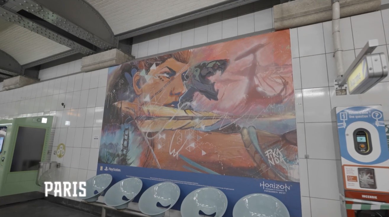 《地平线：西之绝境》法国街头宣传片cos小姐姐超级吸睛。