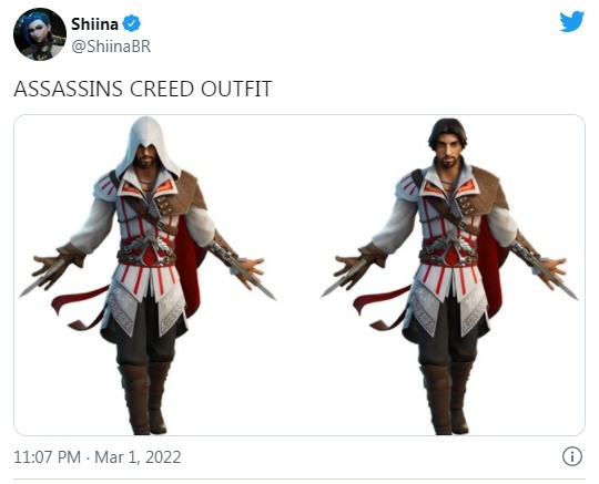 《刺客信条》 Agio将加入《堡垒之夜》。