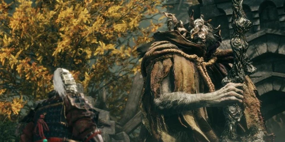 《艾尔登法环》新手玩家怕打不过凶兆，练到93级。