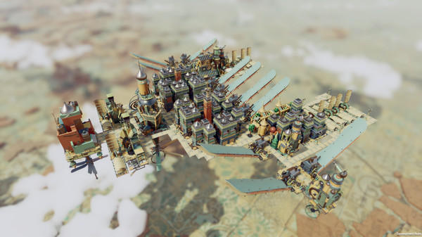 建筑游戏《空中王国》今日在Steam上线，支持中文。