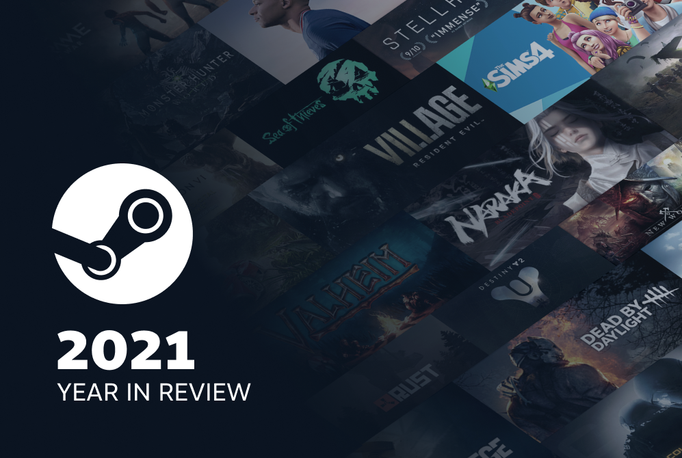 v报道称，Steam在21年里每个月都有260万首次购买者。