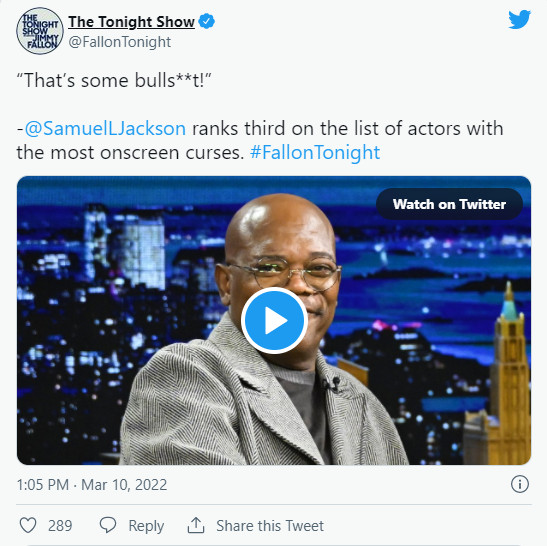 脏话之王！塞缪尔杰克逊被乔纳希尔打败了。