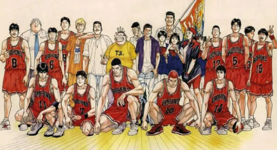 岛国的体育因为漫画排在第三的是篮球。