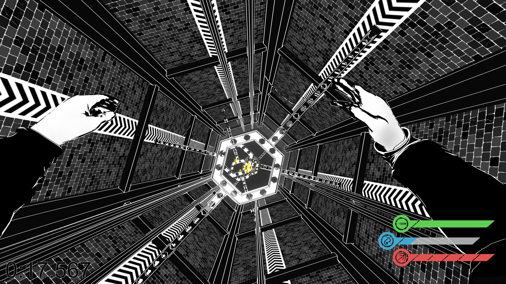 第一人称跑酷游戏《Hirilun》今天上线，支持简体中文。