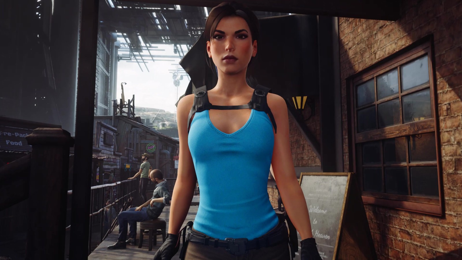 玩家做了《最终幻想7：重制版》劳拉mod而不是Tifa。