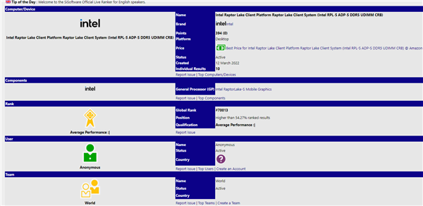 英特尔13代酷睿秀偷走了：除了DDR5的性能，所有的都做不到12代。