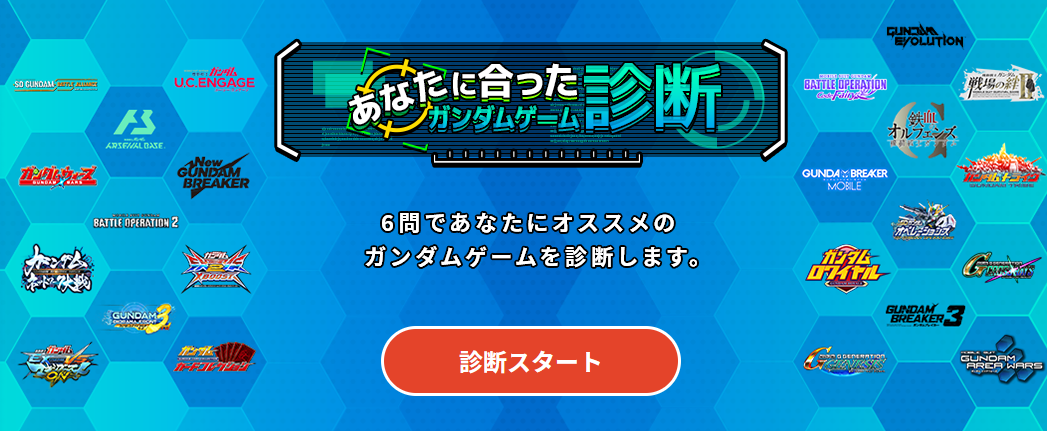 《高达》游戏诞生35周年诊断适合你的高达游戏。