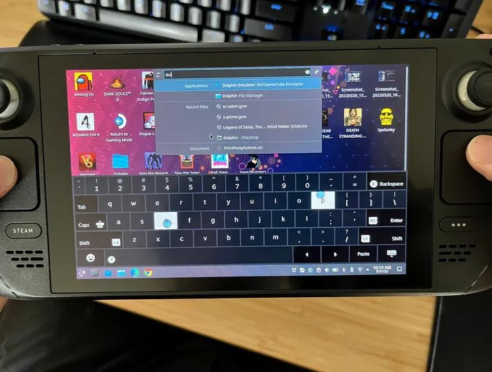 Steam  Deck新补丁：现在支持双触摸板键盘等功能。