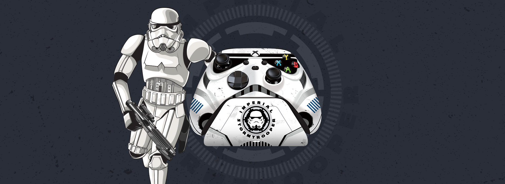 庆祝星球大战日雷蛇推出帝国冲锋队主题限定Xbox手柄。