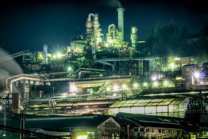 因为夜景长得像《FF7》，Midga群马一家金属冶炼厂走红。