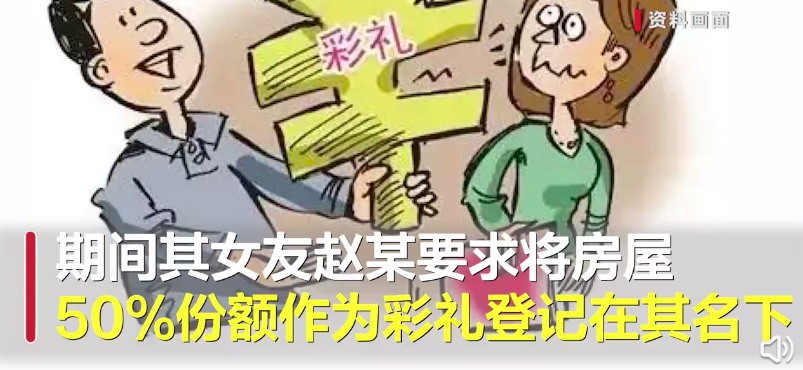 婚房产权一半给女朋友，分手索赔。热搜网友争吵不断。