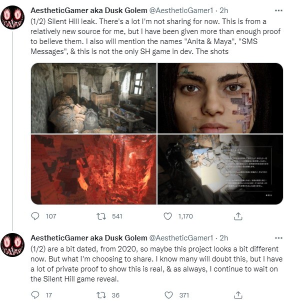 曝光《寂静岭》新截图风格很像《生化危机》。