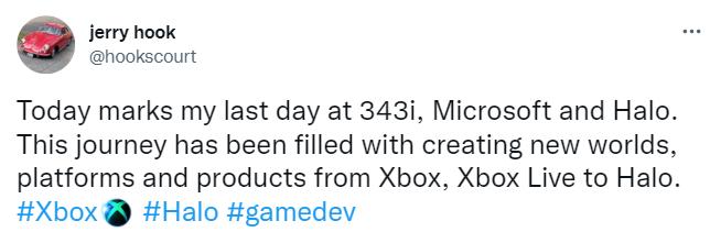 33工作室又丢了一个高管《光环：无限》设计总监辞职