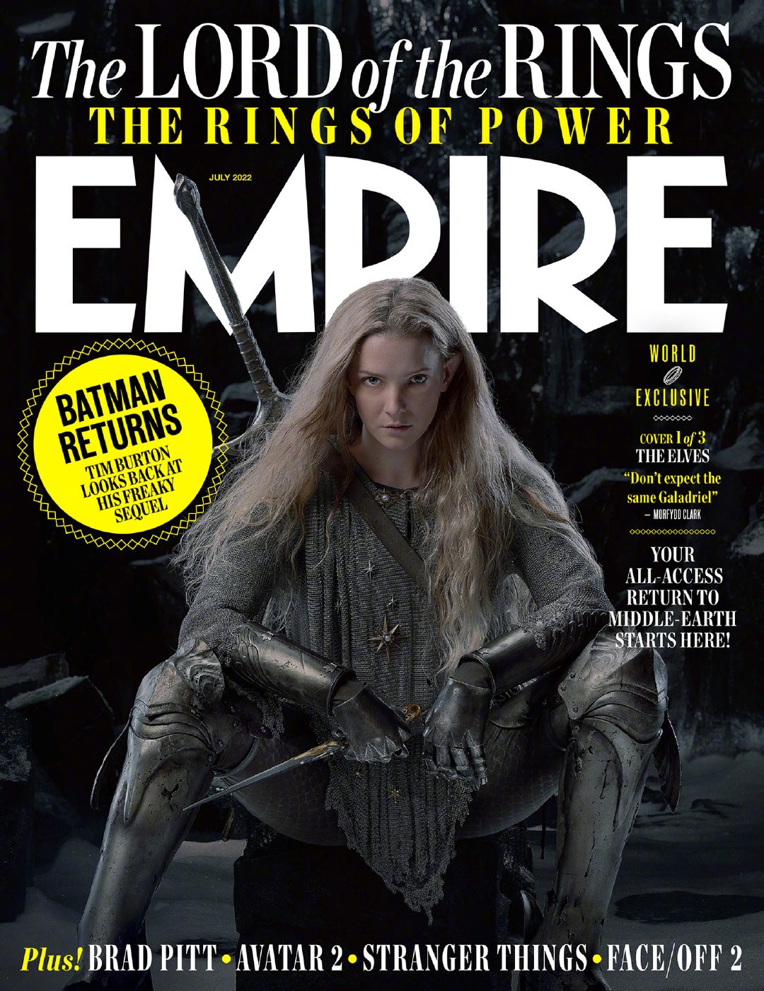 《指环王：力量之戒》剧集里新杂志的封面太美了。