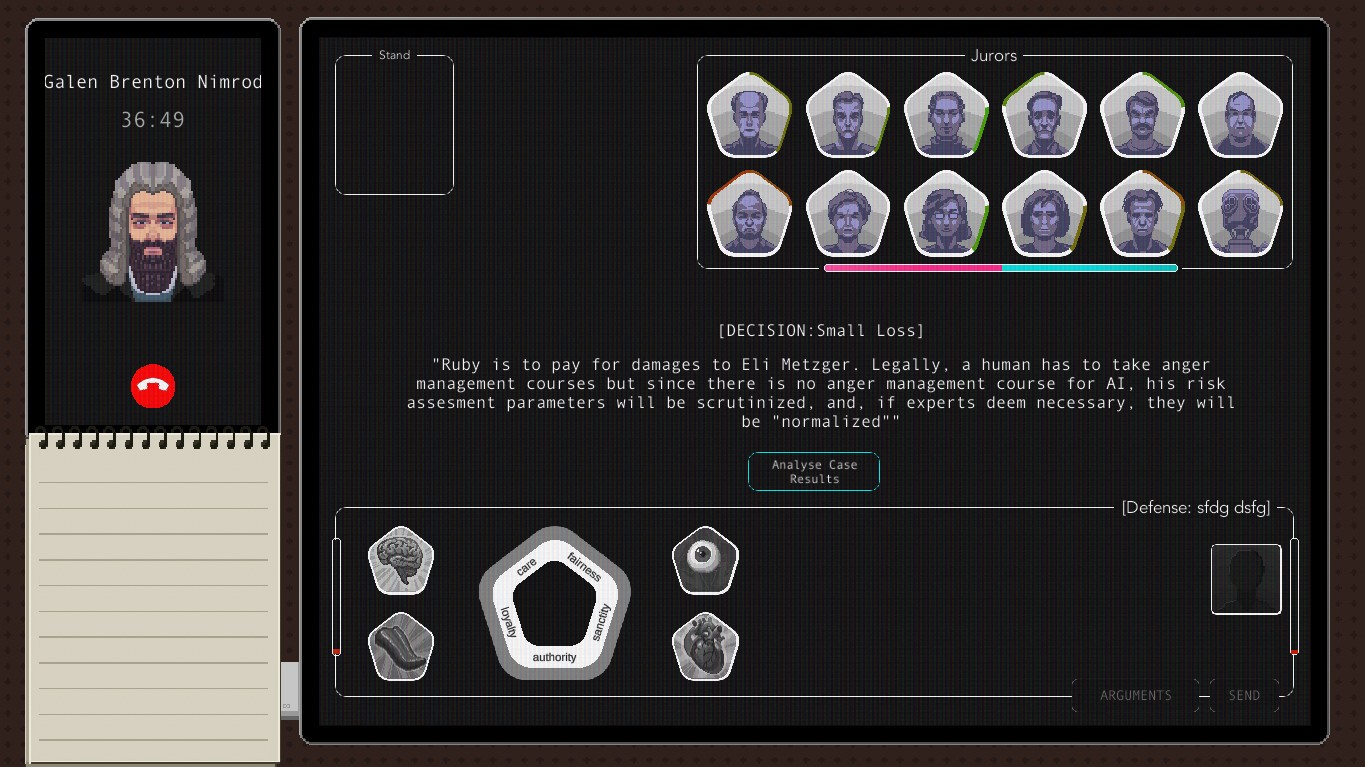 反乌托邦剧情游戏《Justice.exe》上架，Steam明天发售。